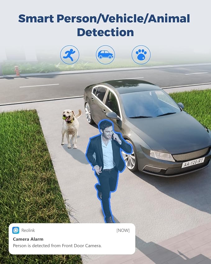 REOLINK Duo 2 WiFi with 256GB microSD Card Bundle 180° FOV Dual-Lens Camera WiFi 6 Supported Local Storage