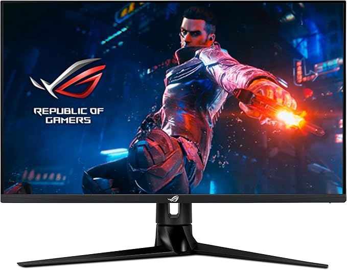 ASUS ROG Swift PG32UQ 32” 4K HDR 144Hz DSC HDMI 2.1 Gaming Monitor UHD (3840 x 2160) IPS 1ms G-SYNC Compatible Extreme Low Motion Blur Sync Eye Care DisplayPort USB DisplayHDR 600