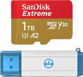 SanDisk 1TB Micro Extreme Memory Card for Samsung Phone Works with Galaxy S20 S20+ S20 Ultra S20 FE 5G (SDSQXA1-1T00-GN6MN) Bundle with (1) Everything But Stromboli 3.0 SDXC &amp MicroSD Card Read
