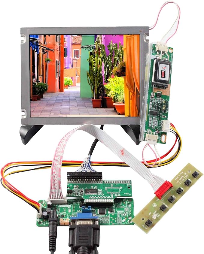 6.5 inch 640x480 T-51750GD065J-FW TFT 31 pins 2CCFL LCD Screen and VGA Controller Board RT2270-806