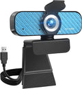 Webcam 1080P for Online Learners: Lag-Free Video &amp Built-in Mic for Zoom Class | Portable Design Fixed Focus USB Camera