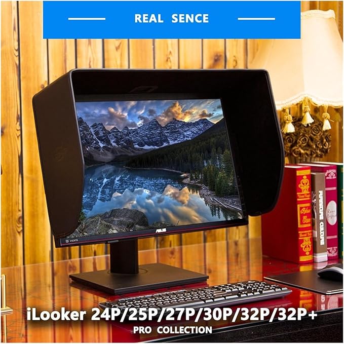Thick Frame LCD LED Video Monitor Hood Sunshade Sunhood for Dell HP Viewsonic Philips Samsung LG EIZO NEC ASUS ACER BENQ AOC Lenovo iMac Fits Monitor Frame