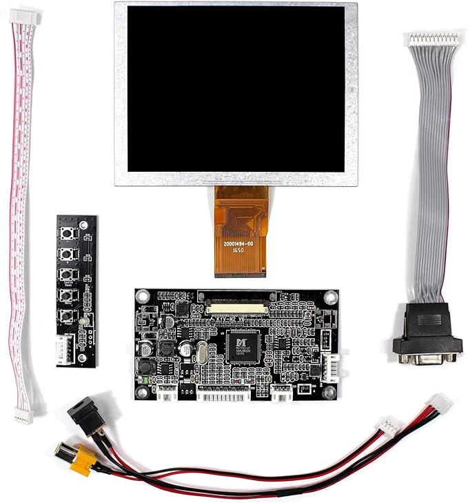 VSDISPLAY 5 5 inch 640x480 LCD Screen ZJ050NA-08C Replcace AT050TN22 V1 with VGA AV Controller Board