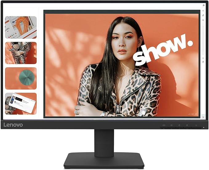 Lenovo L22-4e - Office Monitor - 21.5 FHD IPS Display - 100Hz Refresh Rate - 4 ms MPRT - 99% sRGB - Raven Black - Tilt Stand