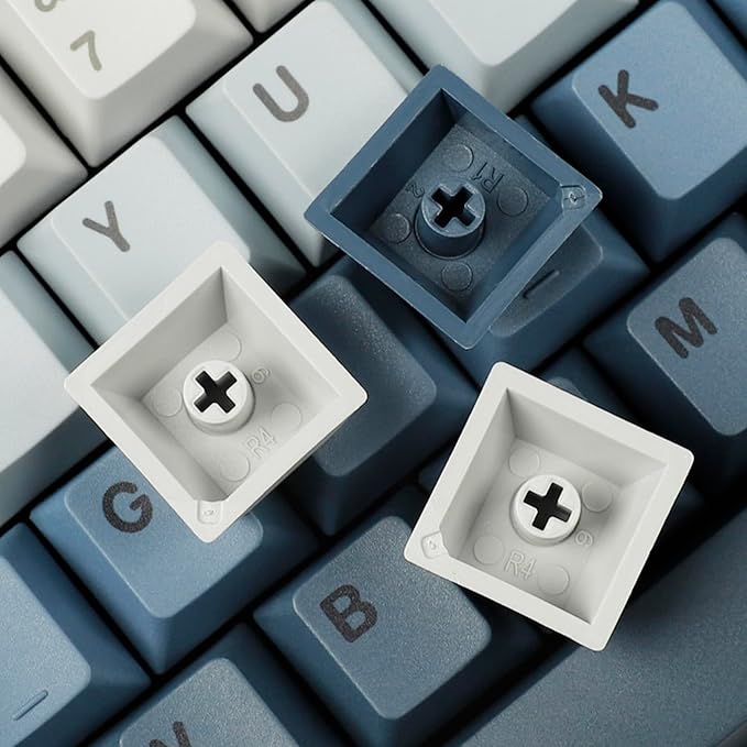 1.7mm Thickness PBT Gradient Keycaps Cherry Profile Dye Sub Mac Keyset for ANSI ISO 104 TKL GK61 96 75 GMMK NCR80 Mx Keyboard