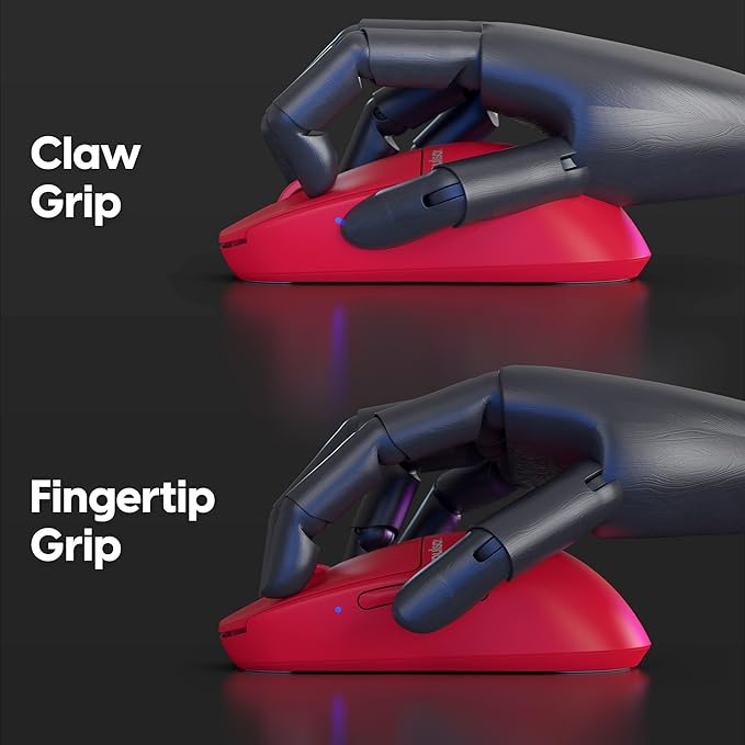 Pulsar Gaming Gears X2 v2 mini Wireless Gaming Mouse Limited Color Edition Ultra Lightweight 1.80 oz (51 g) Symmetrical Optical Switch 26000 DPI PAW3395 Sensor (Mini Wireless Red) (Renewed)