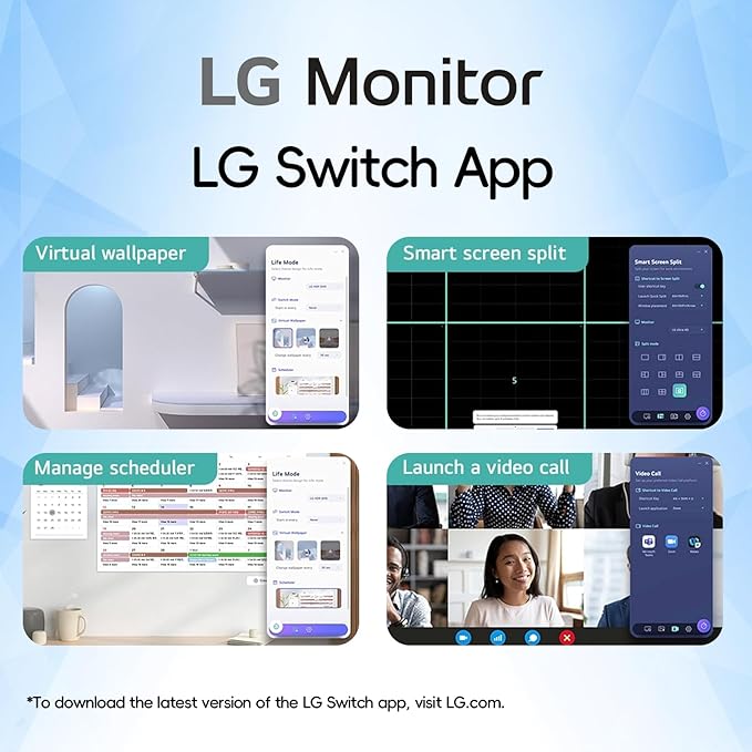 LG 32 QHD IPS Monitor 2560 x 1440 100Hz HDR10 99% sRGB USB-C with 15W Power Delivery 3-Side Borderless Design Dynamic Action Sync Tilt Adjustable for Home Office and Productivity