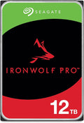 Seagate IronWolf Pro 12 TB NAS Internal Hard Drive HDD – 3.5 Inch SATA 6 Gb/s 7200 RPM 256 MB Cache for RAID Network Attached Storage Data Recovery Rescue Service (ST12000NE0007)