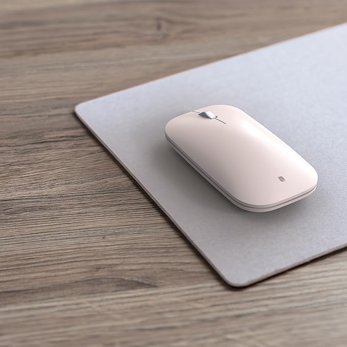 Incase Modern Mobile Mouse – Designed by Microsoft – Lightweight Precision Navigation Right/Left Hand Use Scroll Wheel BlueTrack Technology Wireless Bluetooth for Mac/Windows/8/10/11 (Sandstone)