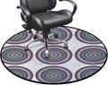 Multi Round Floor Mat Non Slip Absorbent Carpet Yoga Rug for Entryway Bedroom Living Room Sofa Home Decor Oriental Motif with Mix of Hippie Retro Circle Diameter 35.4 in Mandala_00901