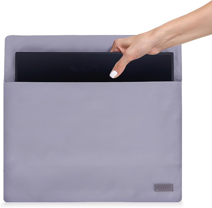 ARZOPA Portable Monitor &amp Sleeve16.1'' 144Hz 1080P FHD Laptop Monitor &amp PU Sleeve Bag Combination