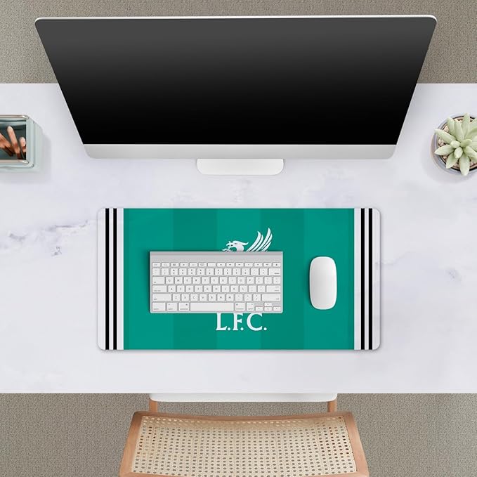 Head Case Designs Officially Licensed Liverpool Football Club Third 2025/26 Kit 23.62 x 11.81 x 0.12 inches (600 x 300 mm) - L Gaming Office Desk PC Keyboard Mouse Mat Pad