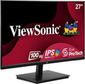 ViewSonic VA2709M 27 Inch IPS Full HD 1080p Monitor with 100Hz Thin Bezels Eye Care HDMI VGA Inputs for Home and Office