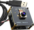 ELP 48MP Wide Angle USB Camera Module 200ms Fast Autofocus Webcam Board 100degree No Distortion Lens PC CAMERA Mini UVC USB2.0 Backup Cam UHD Second Webcamera 6000P Lightburn Camera for Laser Engraver