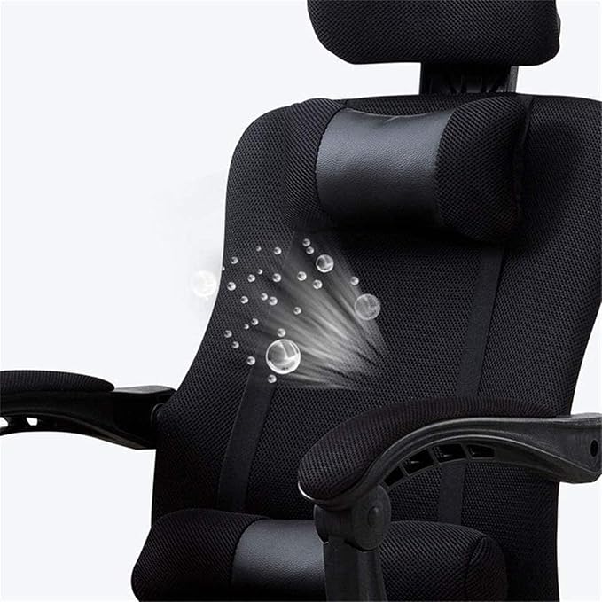 Ergonomic Mesh Boss Chair with Adjustable Reclining Flip-Up Arms Headrest &amp Lumbar Support for Office &amp Gaming