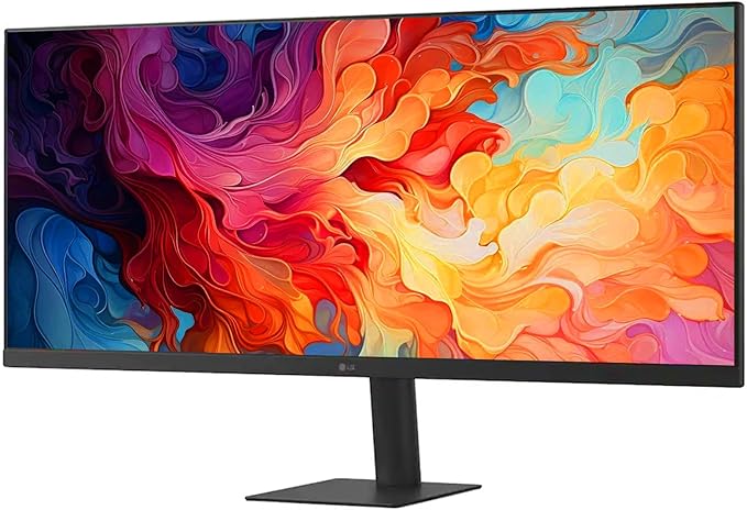 LG 34'' IPS FHD UltraWide Monitor 100Hz 5ms AMD FreeSync DisplayHDR 400 sRGB 99% VESA Mount Reader Mode Black Stabilizer HDMI DisplayPort Virtually Borderless DesignTilt Stand Black