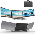 KEFEYA Laptop Screen Extender 15.6 1080P FHD IPS Ultra-Slim Triple Portable Monitor for Laptop 12-17.3 Eyes Care HDR Travel Monitor USB-C/HDMI Plug-Play Monitor Extender for macOS/Win and Phone