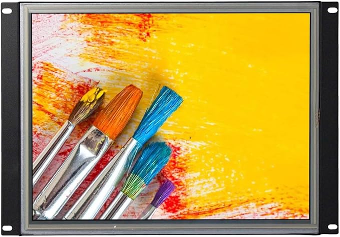 VSDISPLAY 15'' 1024x768 LCD Resistive Touch Screen 1000Nit High Brightness Sunlight Readable Aspect Ratio 4:3 Monitor for Industrial/Outdoorwith USB Controller Board