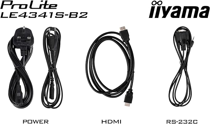 iiyama 43 1920x1080 IPS panel 1% Haze Landscape mode W128844329 (Haze Landscape mode Speakers 2x 10W VGA 3x HDMI 350cd/mý Media Play USB Port Control LAN /)