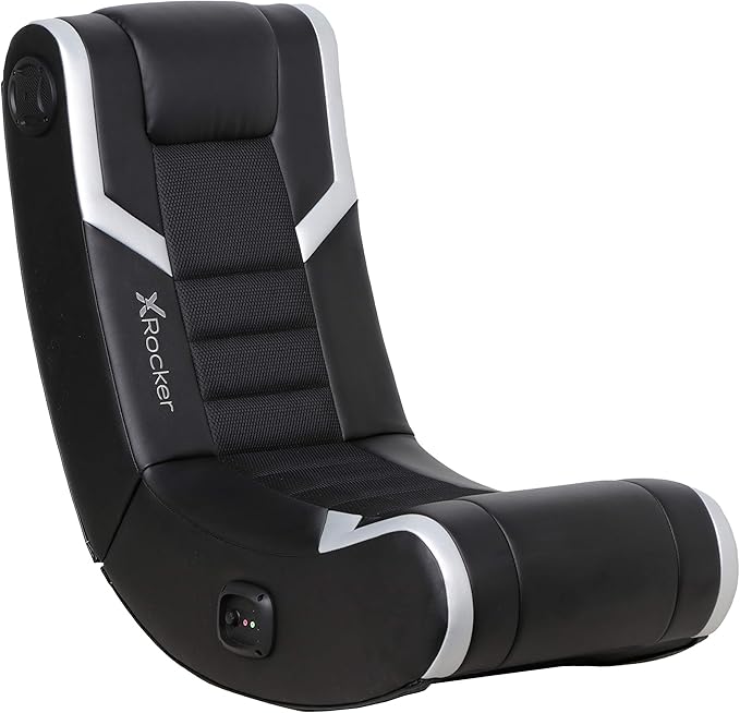 X Rocker Eclipse Video Gaming Floor Chair Headrest Mounted Speakers 2.0 Bluetooth Wireless 5110301 31 x 27.5 x 16.5 Amazon Exclusive &amp Nintendo Joy-Con (L/R) - Neon Red/Neon Blue