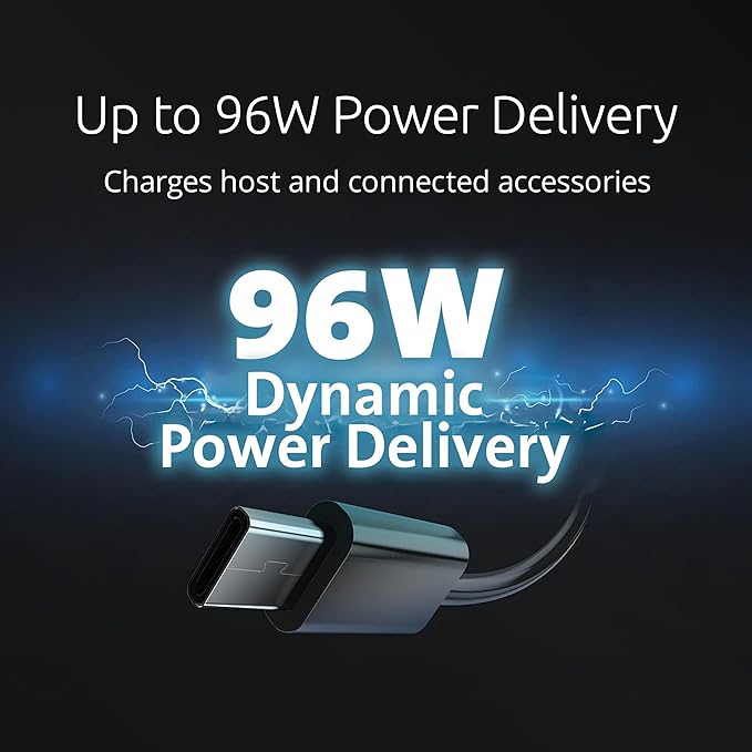 Kensington SD5768T EQ Thunderbolt 4 Docking Station Dual 4K@60Hz via HDMI/TB4 Ports 96W Charging SD/Micro SD Card Slots Ethernet Audio Supports Thunderbolt Share (K35381NA)