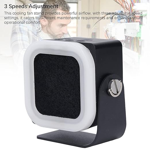 Professional Tools Compatible Fume Exhaust Cooling Fan Stand with Light for Mini M4 and M4 Pro for Maintenance 3 Speeds Adjustable