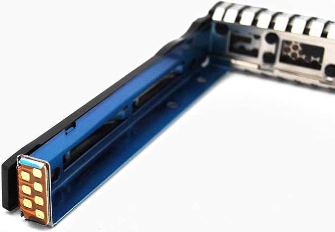 2.5 SFF SAS SATA SSD Hard Drive Carrier Tray Caddy 651687-001 651699-001 Compatible for HP Proliant ML310 DL120 Gen8 G8 Gen9 G9 Server Serie (6-Pack)