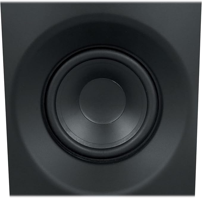 Rockville ASM4 Powered Studio Monitor Speaker Pair 4 2-Way 200W Black Bluetooth Optical Input Perfect for Studio Monitoring Computer Speakers