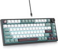 Mist 75% Wired Gaming Keyboard - Hot Swappable Gasket Mount Red Switch RGB Backlit 82-Key TKL Mechanical Keyboard NKRO for PC/Laptop Windows Gamers