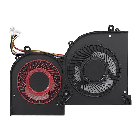 Cooling Fan Laptop Cooler Fan Replacement Compact Aluminum Quiet 4 Pin Power Connector for MS 16Q5 for P65 (GPU)