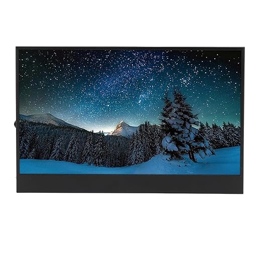 GOWENIC 13.3 Inch Portable Display 1080P FHD Portable Display for Laptop USB Type C External Second Screen with Dual Speaker HDR High Dynamic Range for for Laptop PC