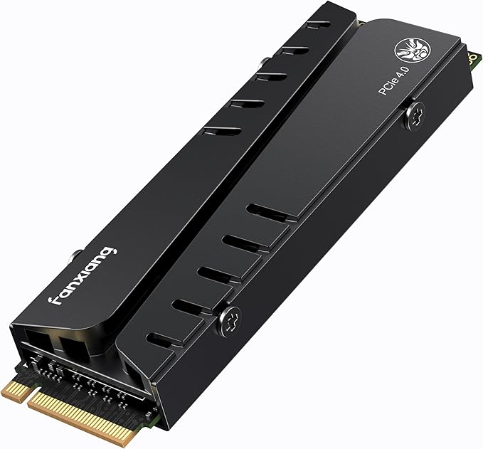 fanxiang S770 500GB NVMe M.2 SSD for PS5 - with Heatsink and DRAM Up to 7300MB/s PCIe 4.0 Suitable for PS5 Memory Expansion Game Enthusiasts IT Professionals