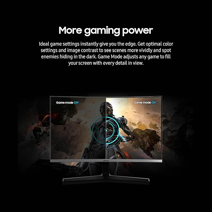 Samsung 32 CR50 FHD 1500R Curved Monitor 75Hz 4ms GTG AMD Freesync HDMI VGA (LC32R500FHNXZA)