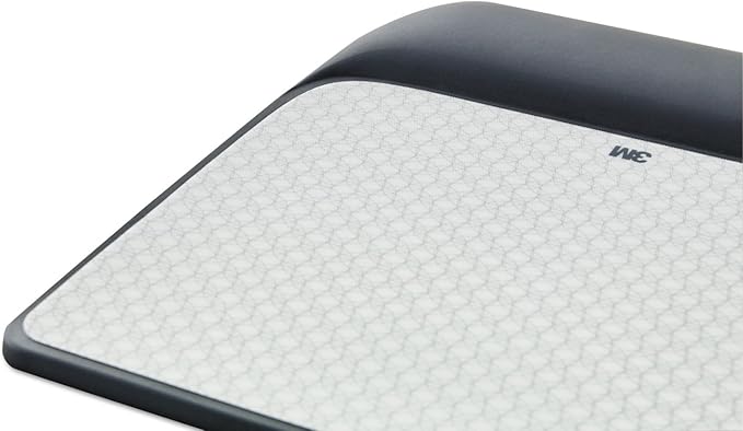 3M MW85B Mouse Pad w/Precise Mousing Surface w/Gel Wrist Rest 8 1/2x 9X 3/4 Solid Color