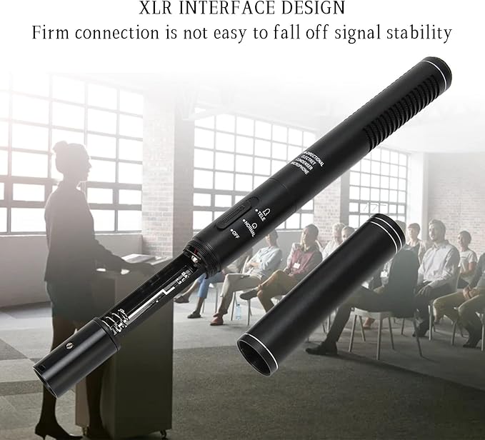 Tyenaza Handheld Interview Microphone Professional Wire Portable Reporter Microphone for Large Conferences Interviews Outdoor Celebrations Speeches Film Or Tv Productions