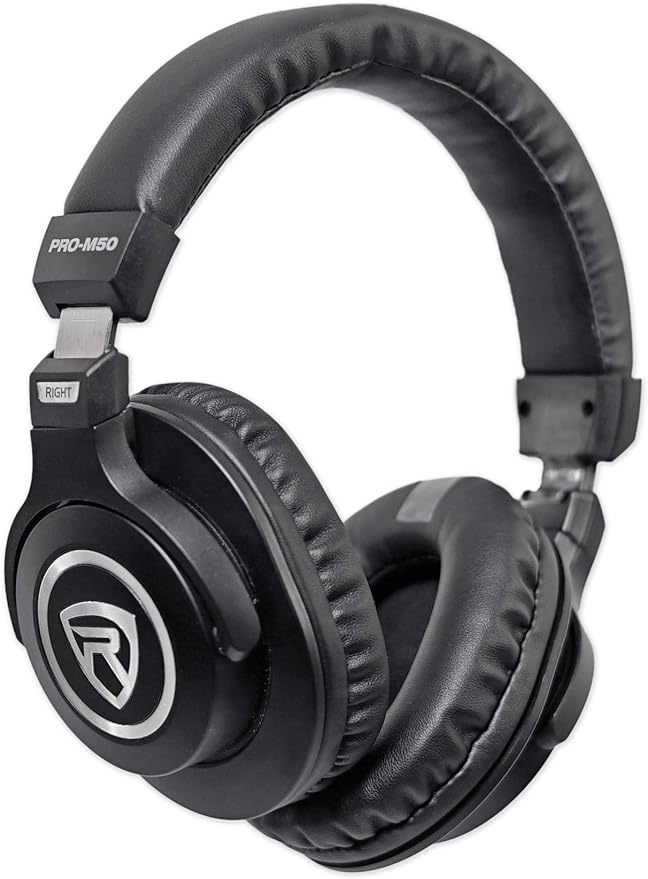 Audiosavings Bundle: Presonus Revelator Dynamic USB-C Microphone for Recording/Streaming/Podcasting Bundle with Rockville PRO-M50 Studio Headphones w/Detachable Coil Cable Case+Ear Pad (2 Items)