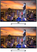 acer EB321HQU C 32-inch 1440P Quad HD IPS 60 Hz 4 ms LED Backlit Widescreen LCD Monitor 2-Pack Bundle with Eye Care VGA HDMI DisplayPort black