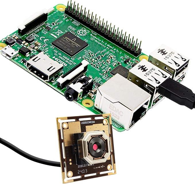 5MP Autofocus USB Camera Module 1944P 15fps Webcam with 60 Degree Lens Lightburn Camera for Raspberry PI Laptop Jetson Nano Compact Webcam for Monitoring Industrial Inspection VR