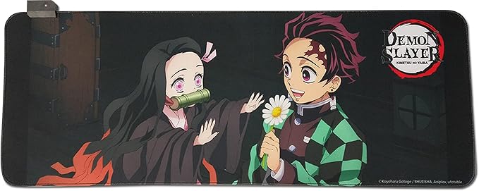 Demon Slayer - Tanjiro Kamado and Nezuko Kamado RGB Mouse Pad