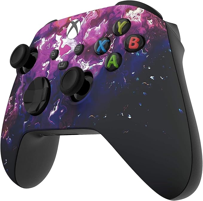Custom Controllerzz Wireless Controller for Microsoft Xbox Series X/S &amp Xbox One - Custom Soft Touch Feel - Custom Xbox Series X/S Controller (X/S Purple Magma)
