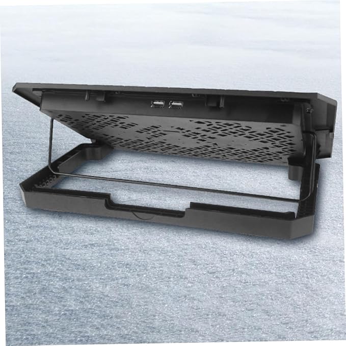 Angoily Laptop Cooling Stand Quiet Fans Height Durable Design for Gaming and Work Portable and Easy to Use Desk Bed