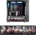 Vetroo B6 Display Board w/LED Lights for Computer PC Case Decor Full HD 2K Multi-Mode Function 12.2 x 3.1 (Horizontal B6)