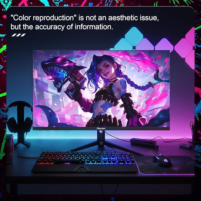 27inch Gaming Computer Monitor2K(QHD 2560x1440) 300Hz Monitor Fast IPS 1ms Response Time FreeSync&ampG-Sync Anti-Blue Light Ultra Slim 100% sRGB DP*2 &amp HDMI*2 Ports VESA Mount(G27X Ultra)