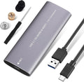 Homoyoyo Portable External Hard Disk Enclosure Dual Protocol Type-c Compact Design for Fast Data Transfer Compatible with Laptops and