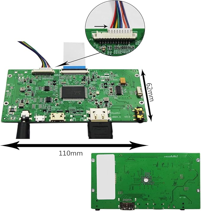 VSDISPLAY 9.7 inch 2048x1536 IPS LCD LP097QX1/ LTL097QL01/ HQ097QX1 with Controller Board fit for DIY Cabinet Monitor