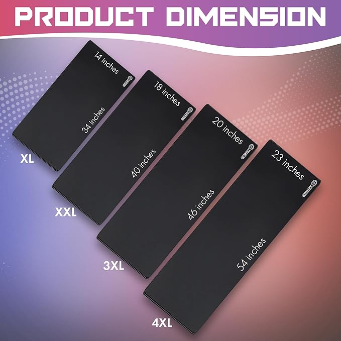 3XL Extended Gaming Mouse Pad/Mat 46x20(Stealth) - Large &amp Wide Desk Cloth Mousepad - Stitched/Water Proof/Non Slip Base