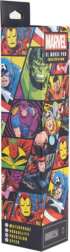 Grupo Erik XXL Mouse Pad - Marvel Gifts | Gaming Desk Mat 31.5 x 13.8 inches Non-Slip Rubber Keyboard &amp Mouse Mat Large | Gaming Gifts Gamer