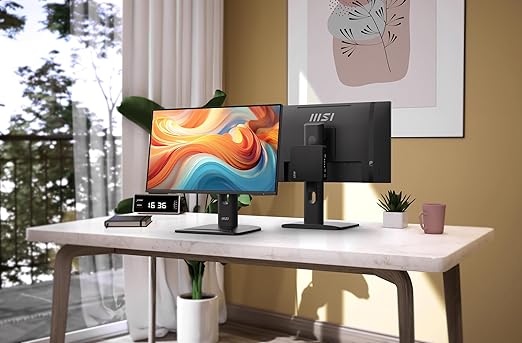 msi PRO MP245PG E14 24-inch IPS 1920 x 1080 (FHD) Computer Monitor 144Hz Adaptive-Synch HDMI Display Port VGA Port VESA Mountable Tilt Height AdjustableSpeaker 1ms Black