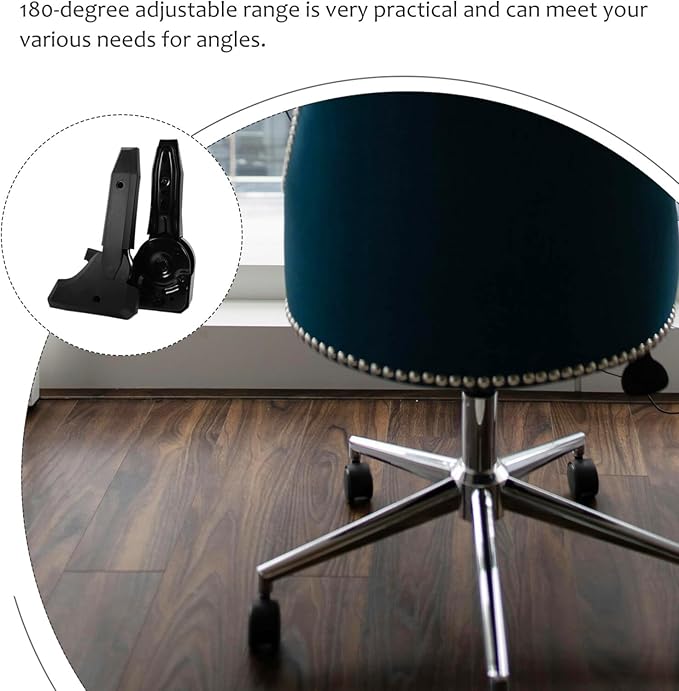 1pair Chair Angle Adjuster for Office Gaming Chairs Construction Easy Installation Multi-Angle Functionality Humidity Resistant Replacement Part