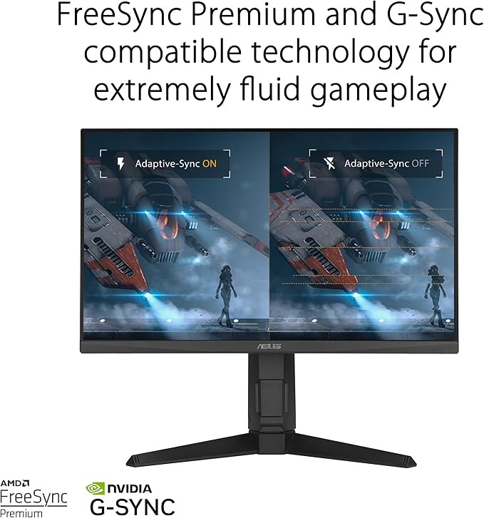 ASUS TUF Gaming 24” (23.8” viewable) 1080P Monitor (VG249QL3A) - Full HD 180Hz 1ms Fast IPS ELMB FreeSync Premium G-SYNC Compatible Speakers DisplayPort Height Adjustable 3 Year Warranty
